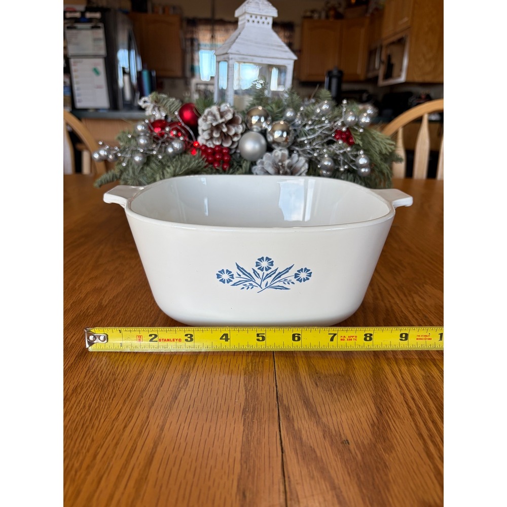 CORNING WARE Blue Cornflower 2.5 QT Casserole‎ Dish P-2½-B USA Vintage Cookware